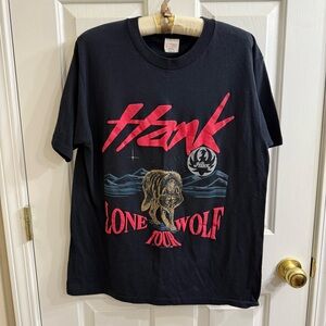 90s Vintage Hank Williams Jr The Lone Wolf Tour Concert T-Shirt Double Sided L